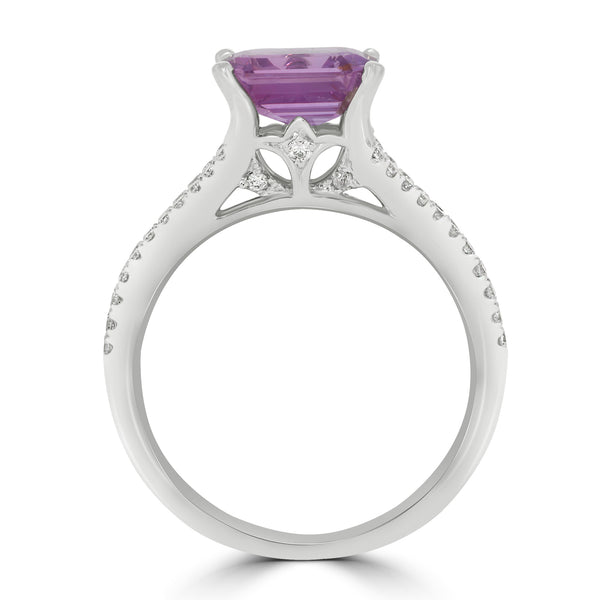 Split Purple Sapphire Ring